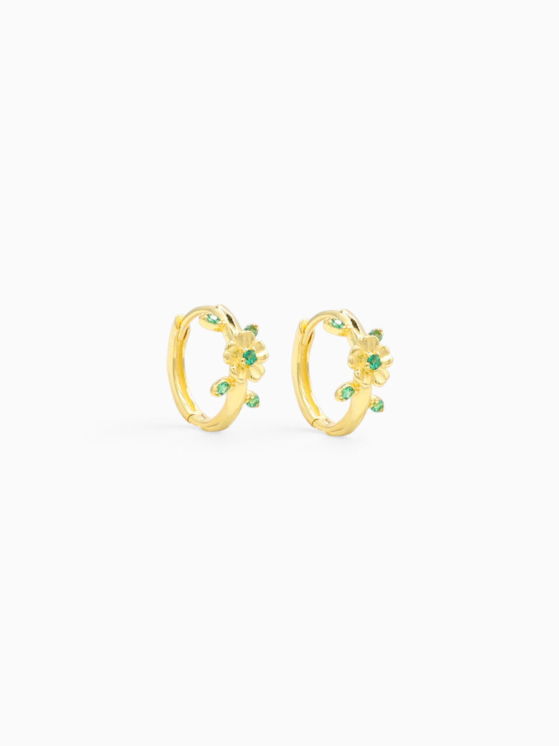 ARTISTE HOOPS - EMERALD