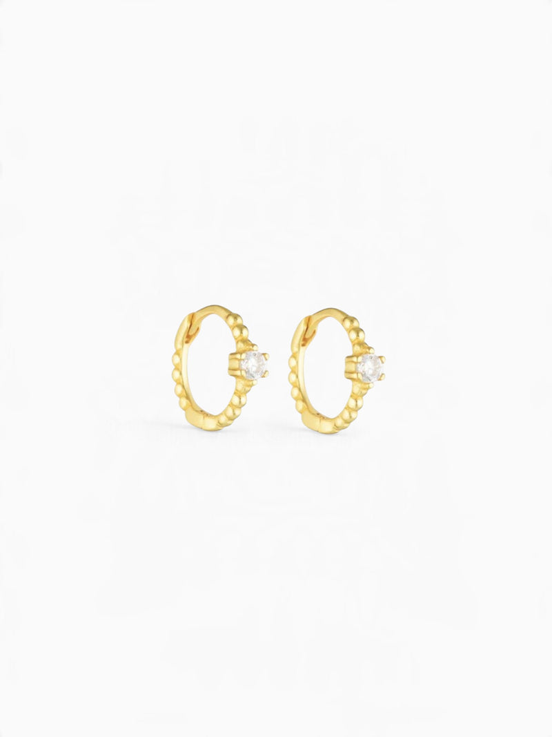 FREESIA HOOPS - CLEAR