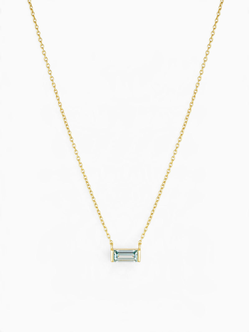 ABOVE NECKLACE - AQUAMARINE