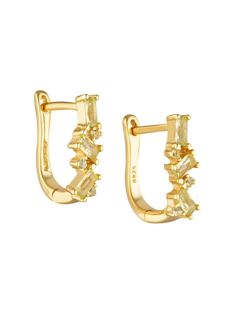 LILY HOOPS - PERIDOT