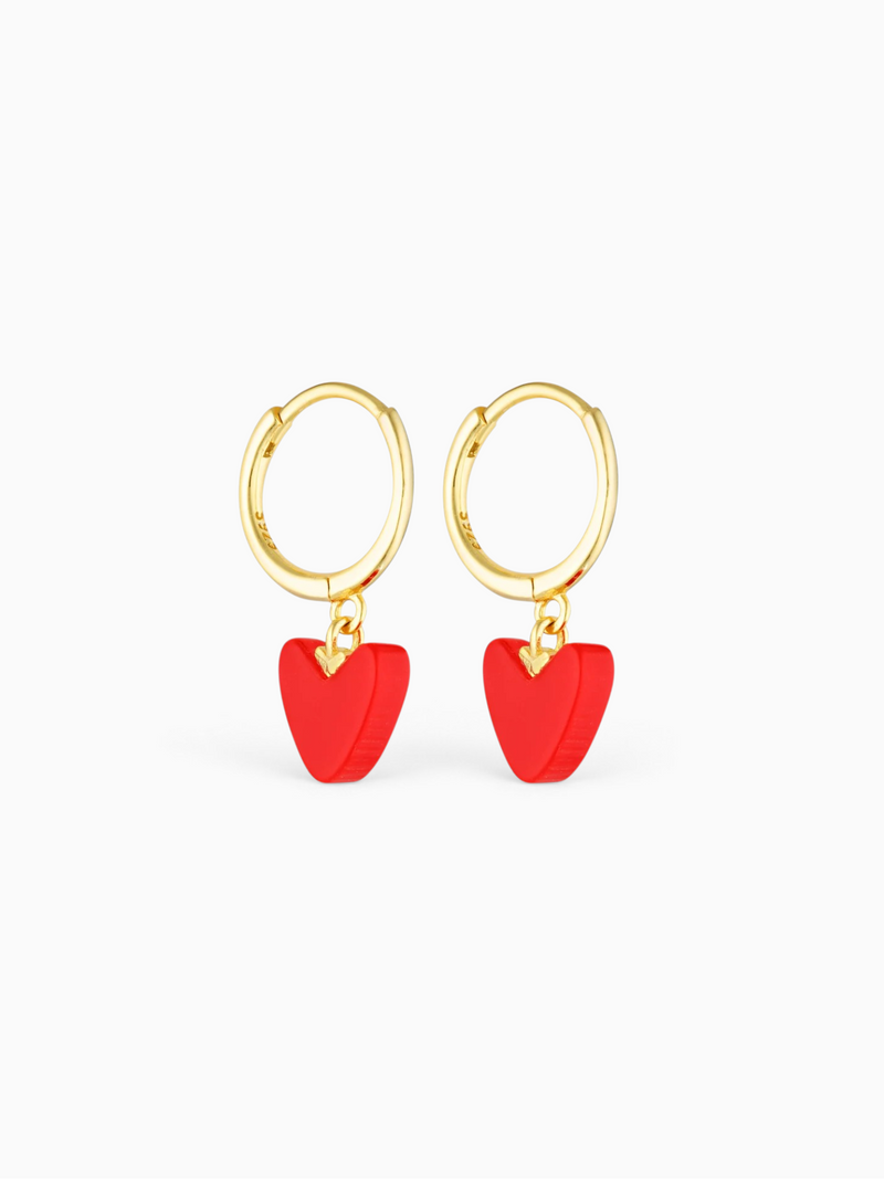 LOVELY CHARM HOOPS