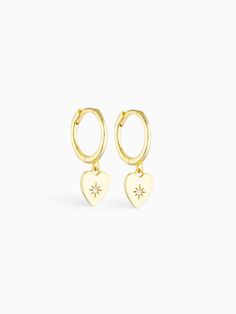 SWIFT CHARM HOOPS - CLEAR