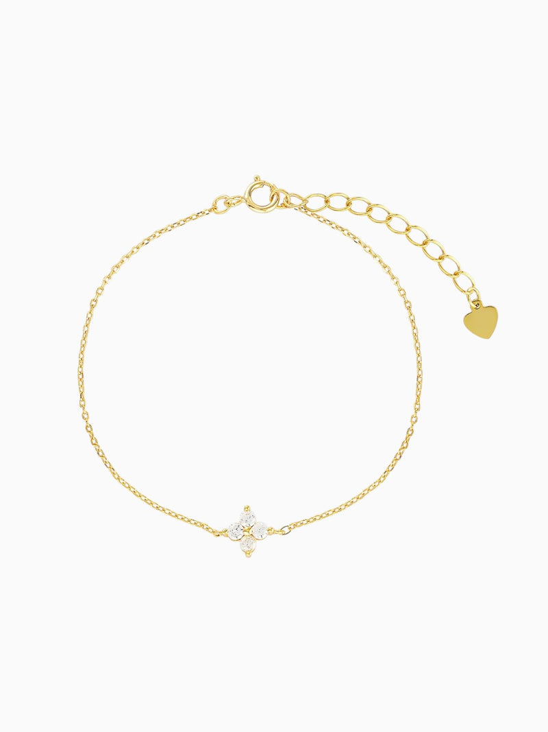 FLOWER BRACELET - CLEAR