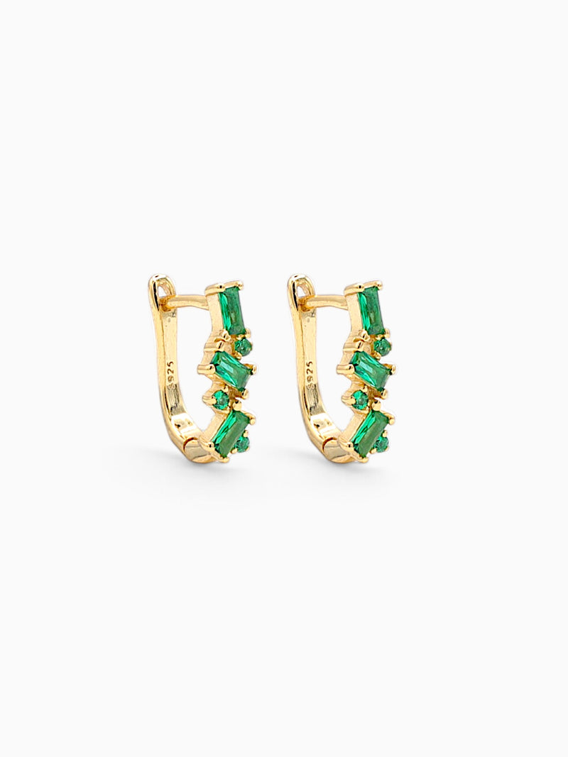 LILY HOOPS - EMERALD