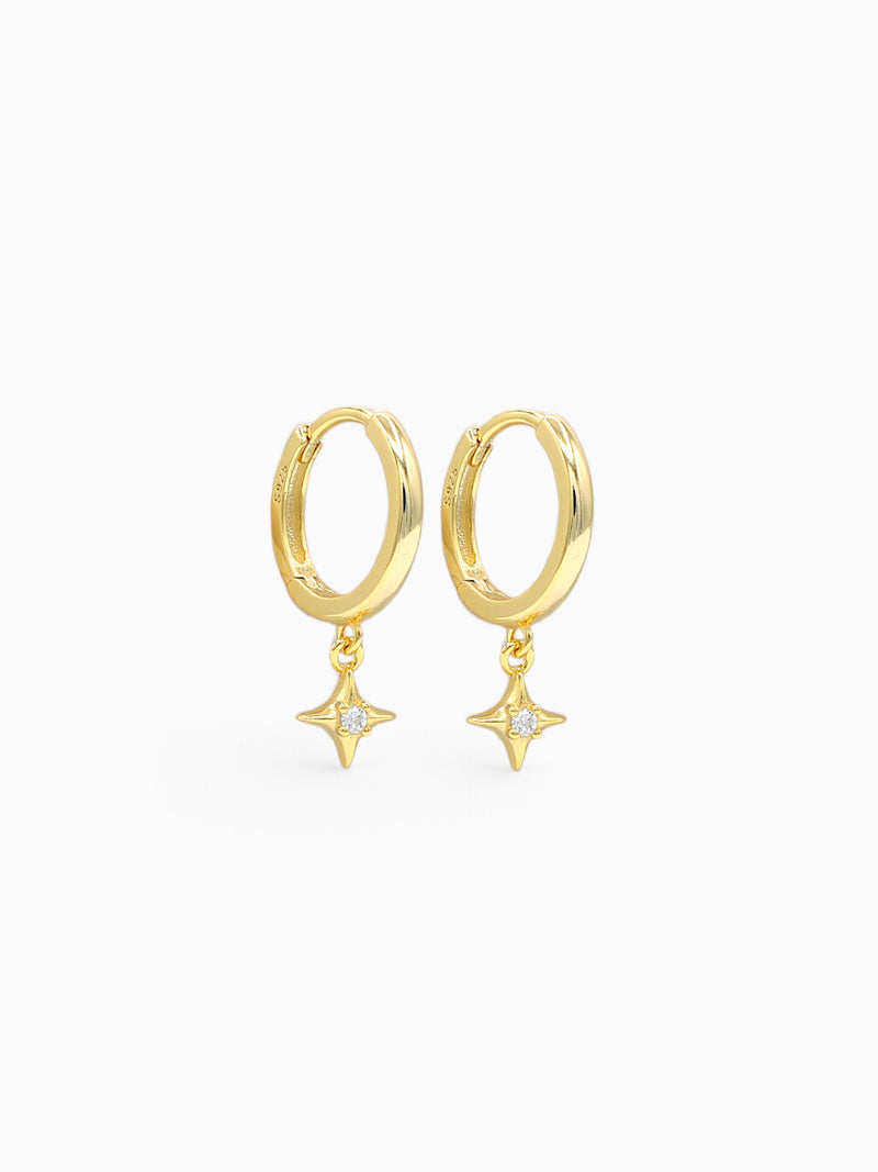 ADONAI CHARM HOOPS
