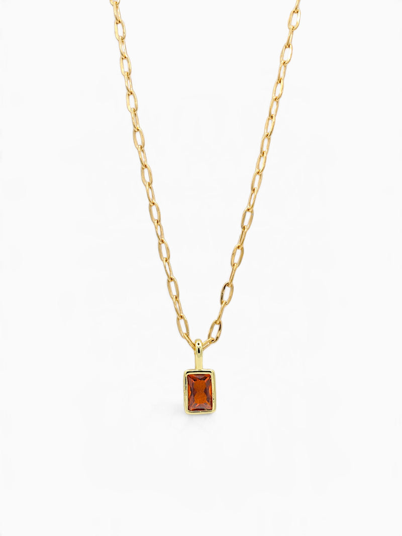 ALANA NECKLACE - AMBER