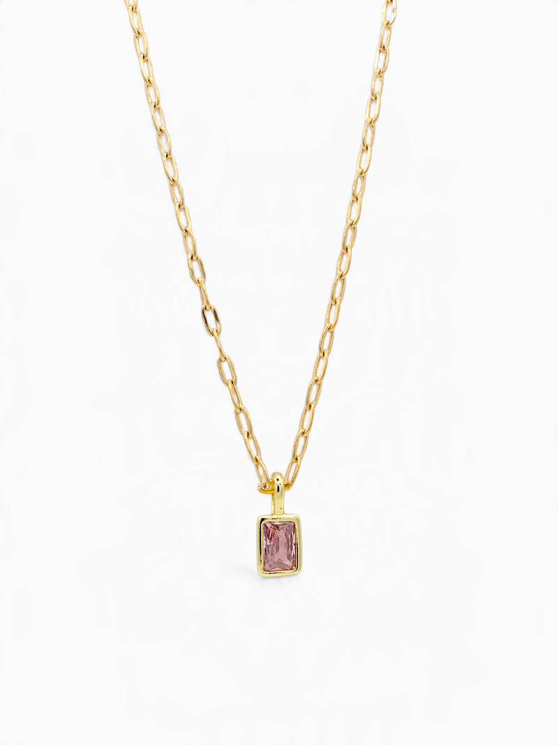 ALANA NECKLACE - PINK TOURMALINE