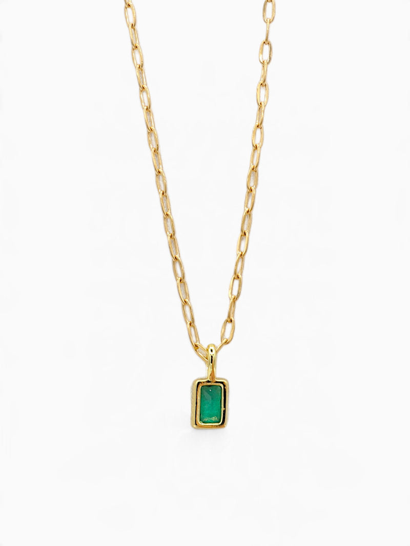 ALANA NECKLACE - EMERALD