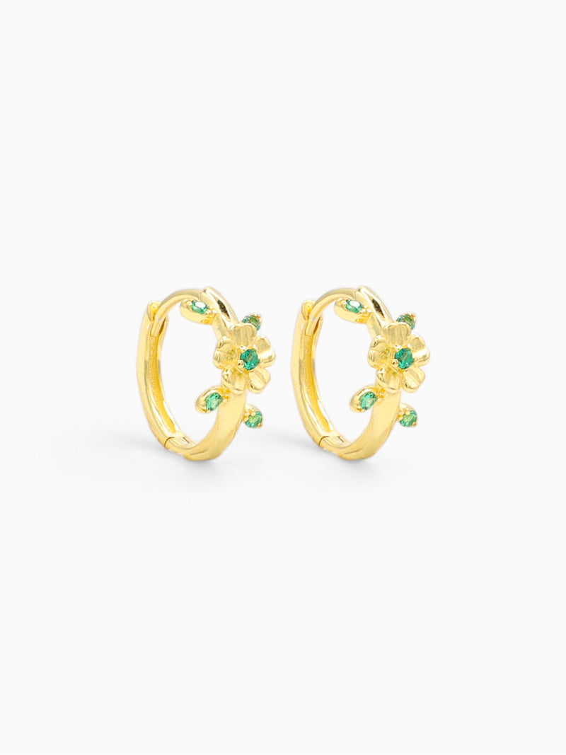 ARTISTE HOOPS - EMERALD
