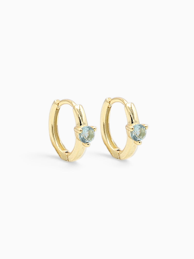 ELLADA HOOPS - AQUAMARINE