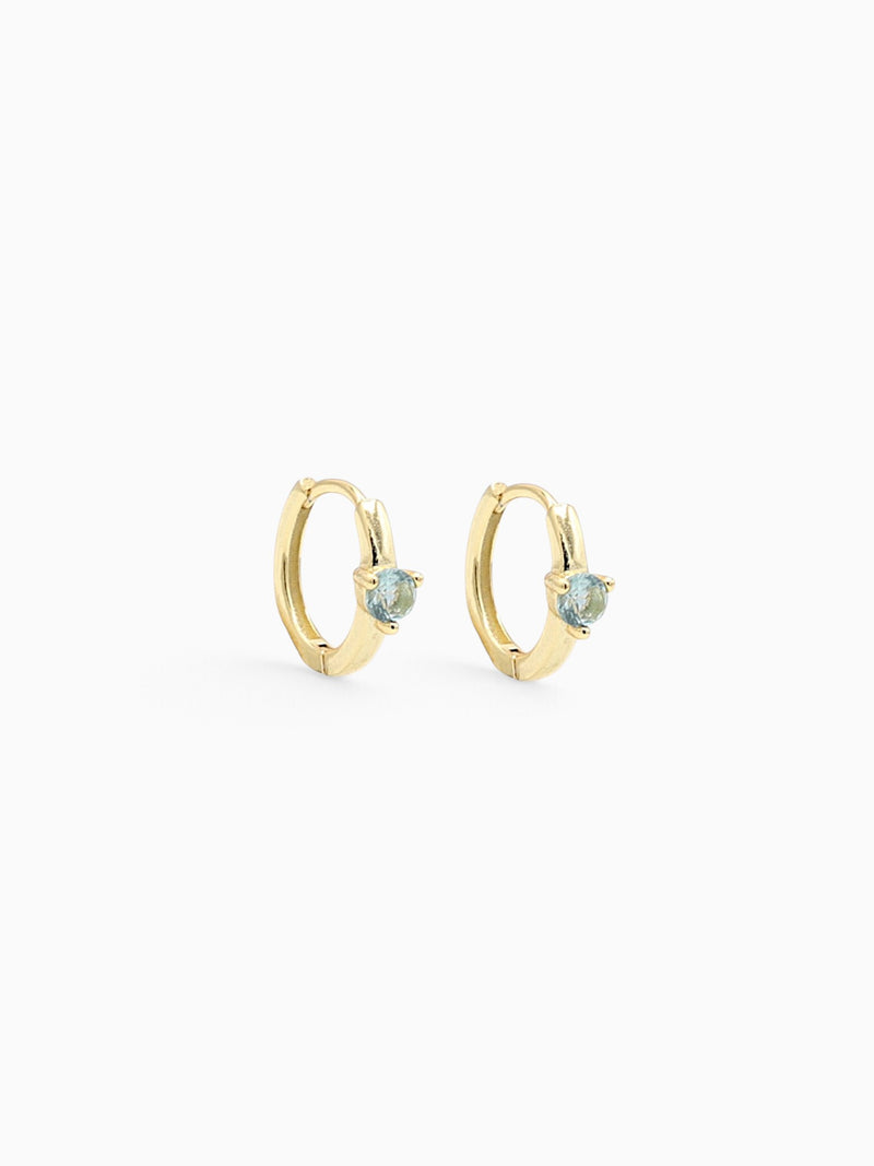 ELLADA HOOPS - AQUAMARINE