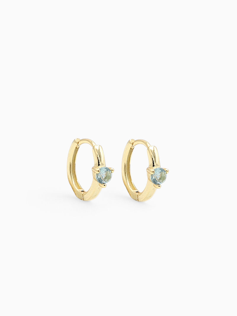 ELLADA HOOPS - AQUAMARINE