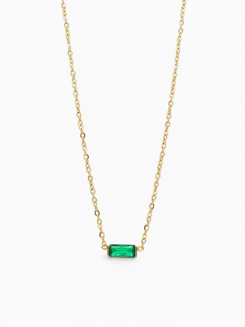 FAWN NECKLACE - EMERALD
