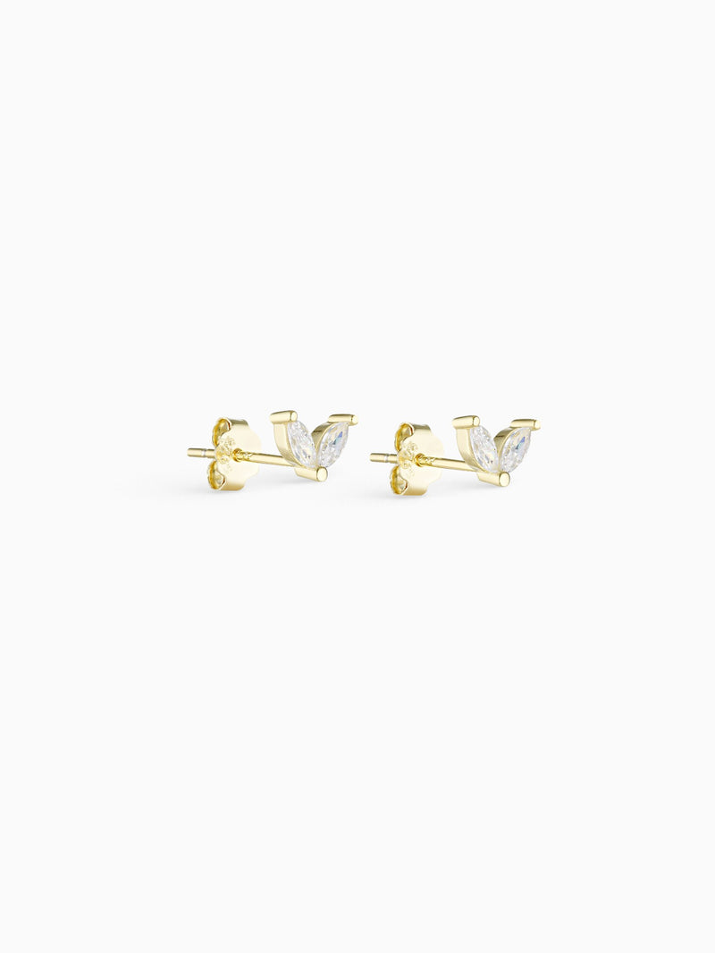 FEUILLE STUDS - CLEAR