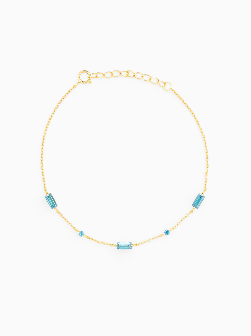 ISADORA BRACELET - BLUE TOPAZ