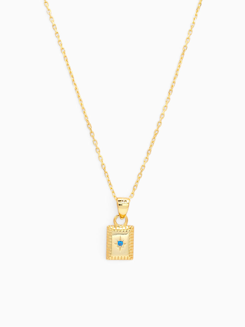 LUMIERE NECKLACE - AQUAMARINE