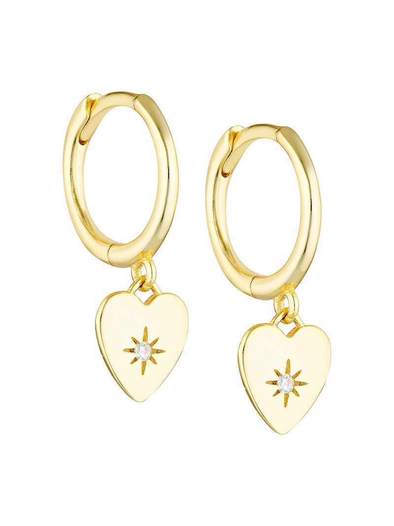 SWIFT CHARM HOOPS - CLEAR