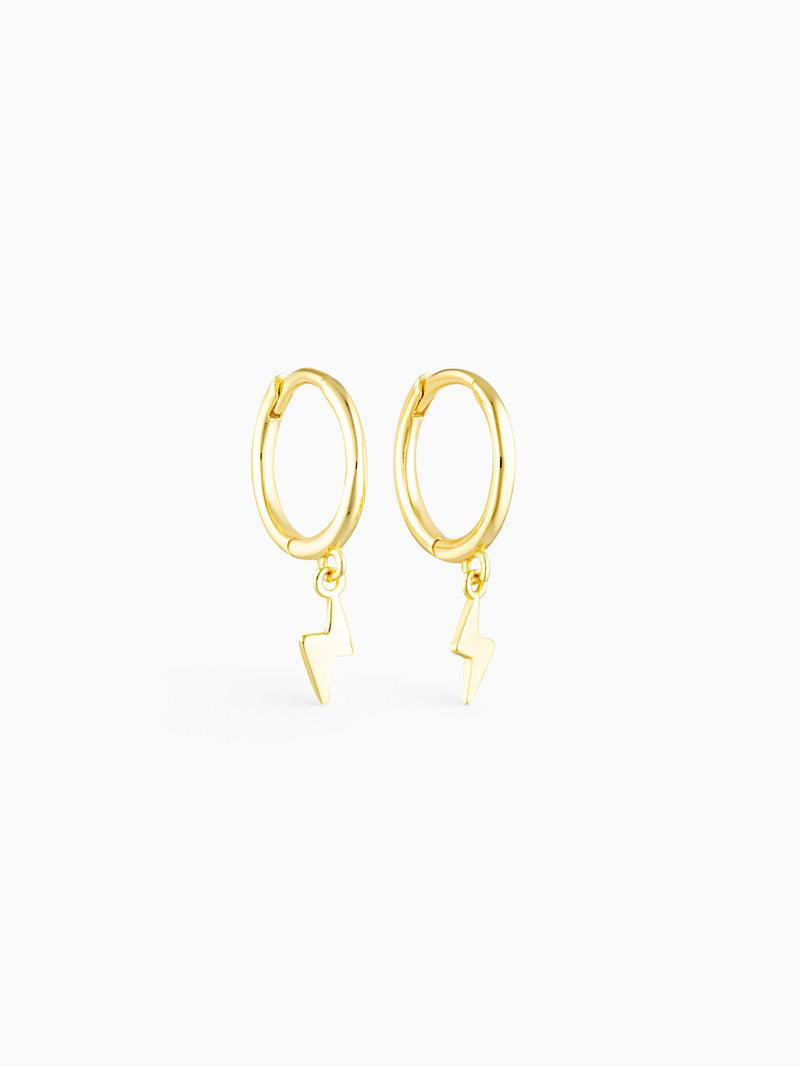 LITTLE LIGHTNING CHARM HOOPS