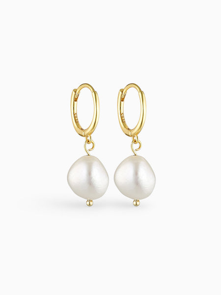 PERLE PENDANT HOOPS