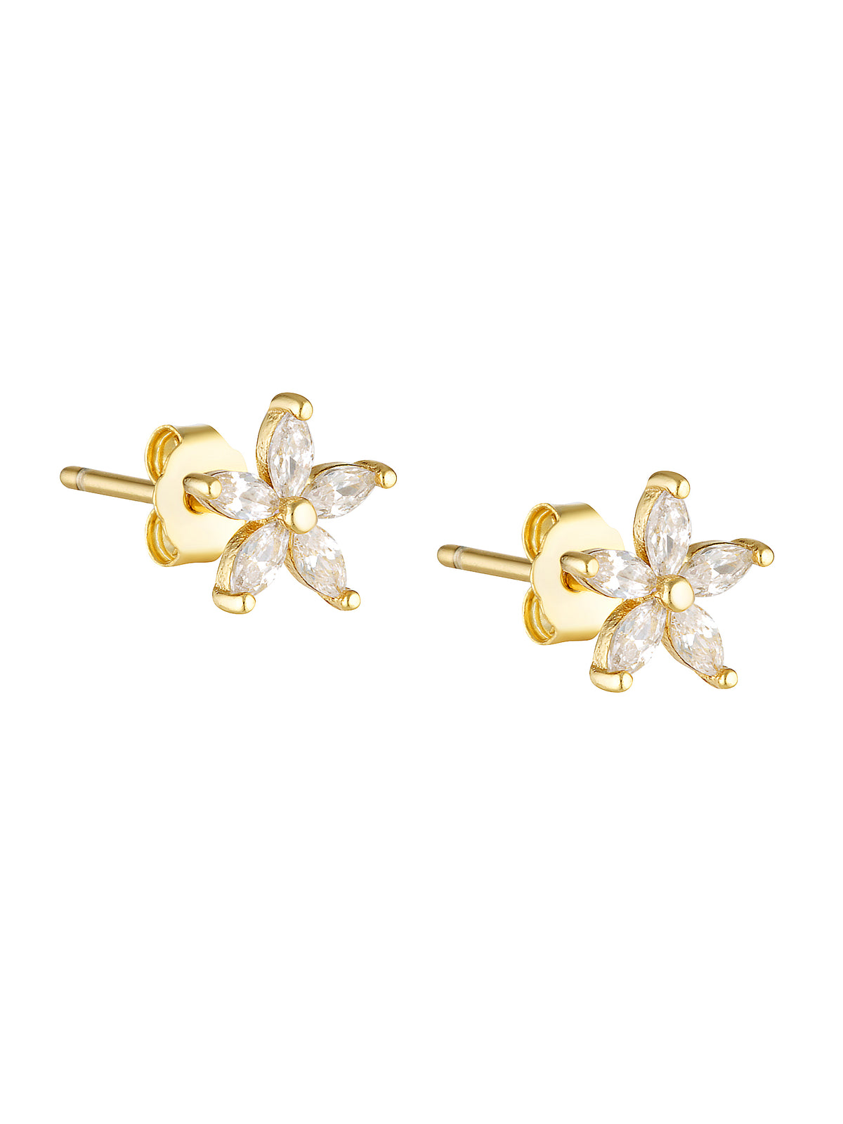 L LITTLE LALUME GOLD EARRINGS